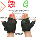 Palm of Strap N Roll and Gator Gloves